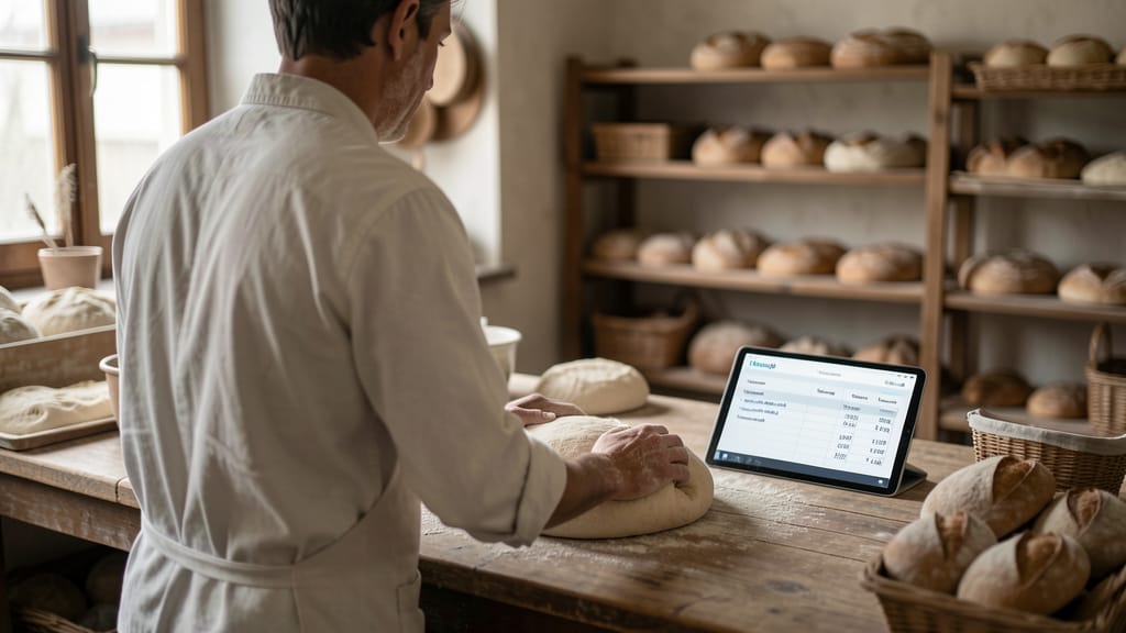 Alte Werte, neue Wege: Wie digitale Impulse unsere Lebensmittelhandwerker stärken (KI-generiertes Symbolbild)