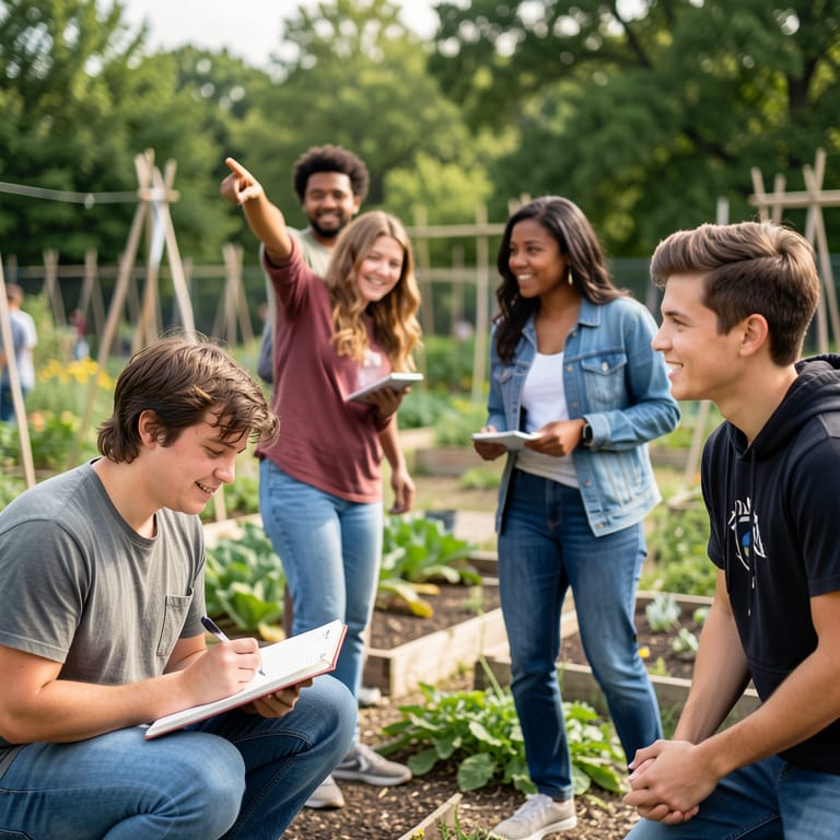 Bildung als Leuchtturm: Wie Europa junge Menschen im Klimawandel stärkt (KI-generiertes Symbolbild)