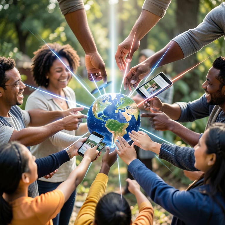 Bildung für eine vernetzte Welt: Wie globale Bürgerschaft Grenzen überwindet (KI-generiertes Symbolbild)