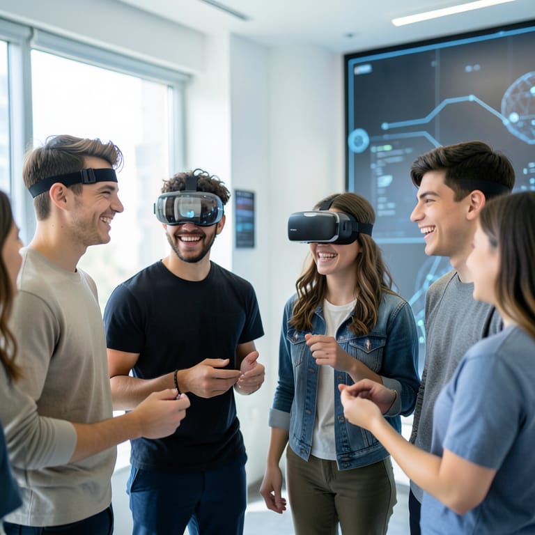 Brücken bauen im Metaverse: Wie virtuelle Welten Generation Z stärken (KI-generiertes Symbolbild)