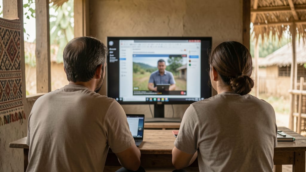 Brücken über den Digitalen Graben: Wie Bildung Chancengleichheit schafft (KI-generiertes Symbolbild)