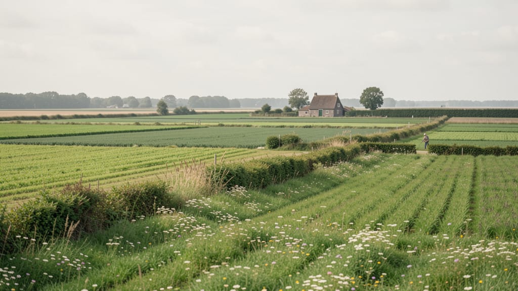 Das Grüne Herz Europas: Wie Drenthe Landwirte zu nachhaltiger Landwirtschaft motiviert (KI-generiertes Symbolbild)