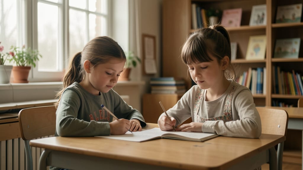 Das Herz der Schule: Wie wir die psychische Gesundheit unserer Kinder stärken (KI-generiertes Symbolbild)
