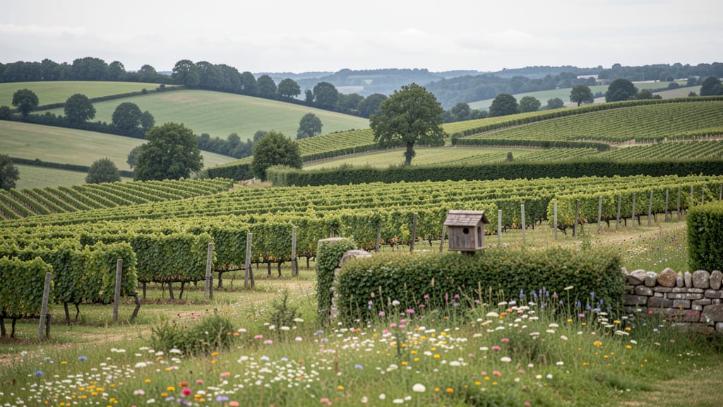 Das lebendige Herz des Weinbergs: Warum Biodiversität für echten Genuss so wichtig ist (KI-generiertes Symbolbild)
