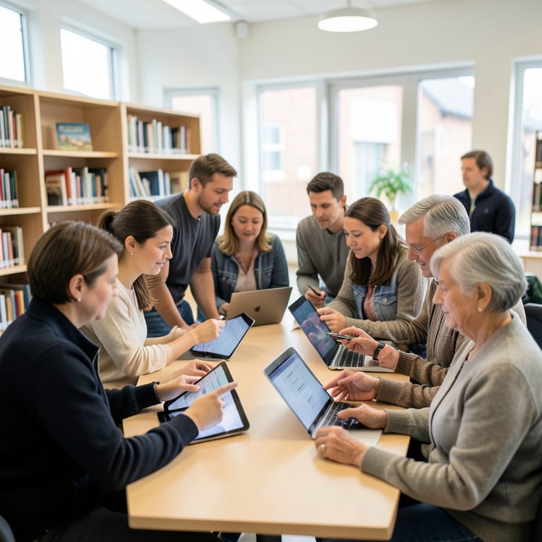 Der digitale Kompass: Wie Medienkompetenz uns zu mündigen Bürgern macht (KI-generiertes Symbolbild)