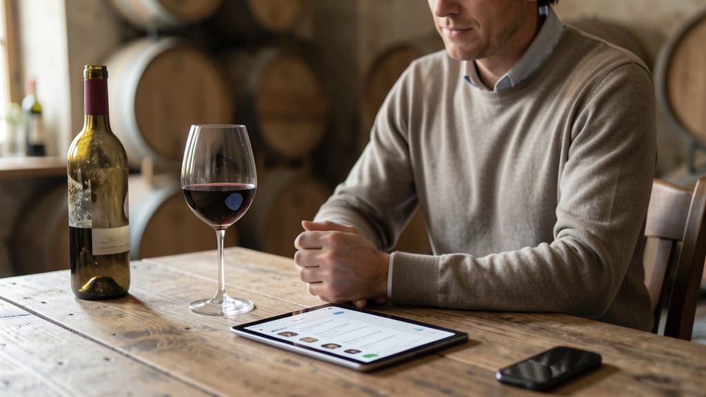 Der digitale Sommelier: Wie KI unseren Weingenuss auf genussvolle Weise bereichert (KI-generiertes Symbolbild)