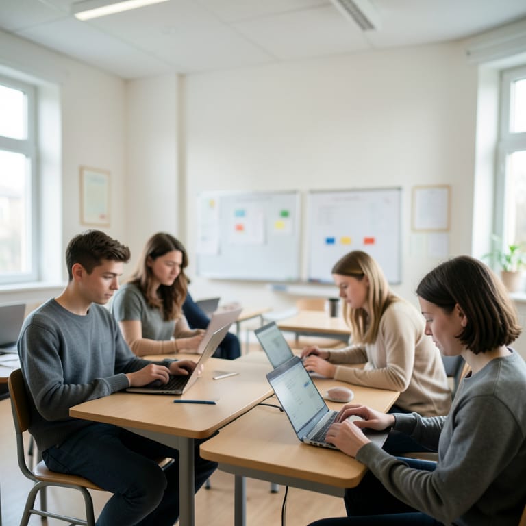 Estlands digitaler Weg: Wie ein Land Bildung neu denkt und revolutioniert (KI-generiertes Symbolbild)
