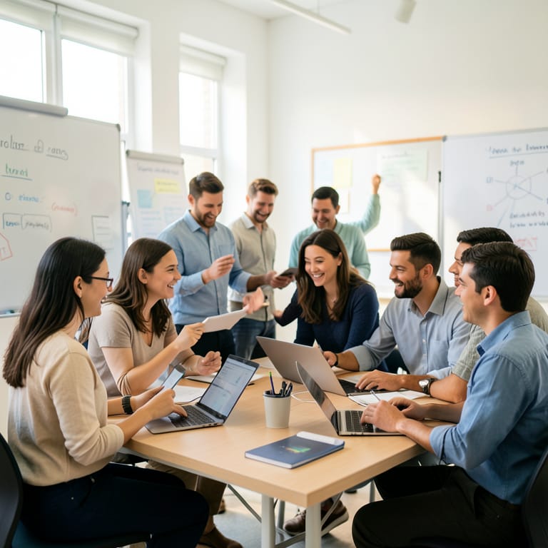 Der Funke der Innovation: Wie Netzwerke Bildung neu denken (KI-generiertes Symbolbild)