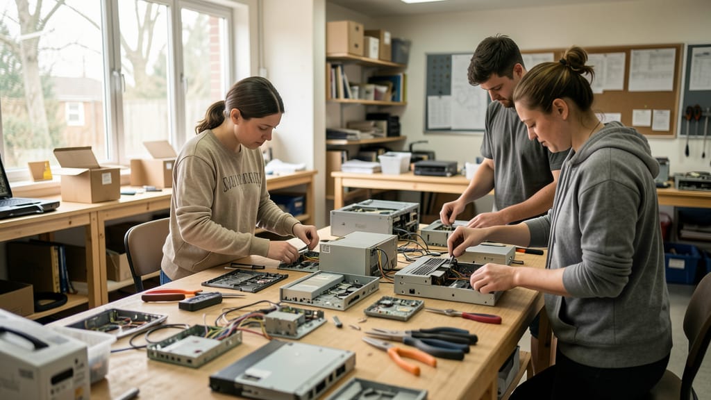Der gerechte Kreislauf: Wie KI-Hardware eine ethische Revolution erlebt (KI-generiertes Symbolbild)