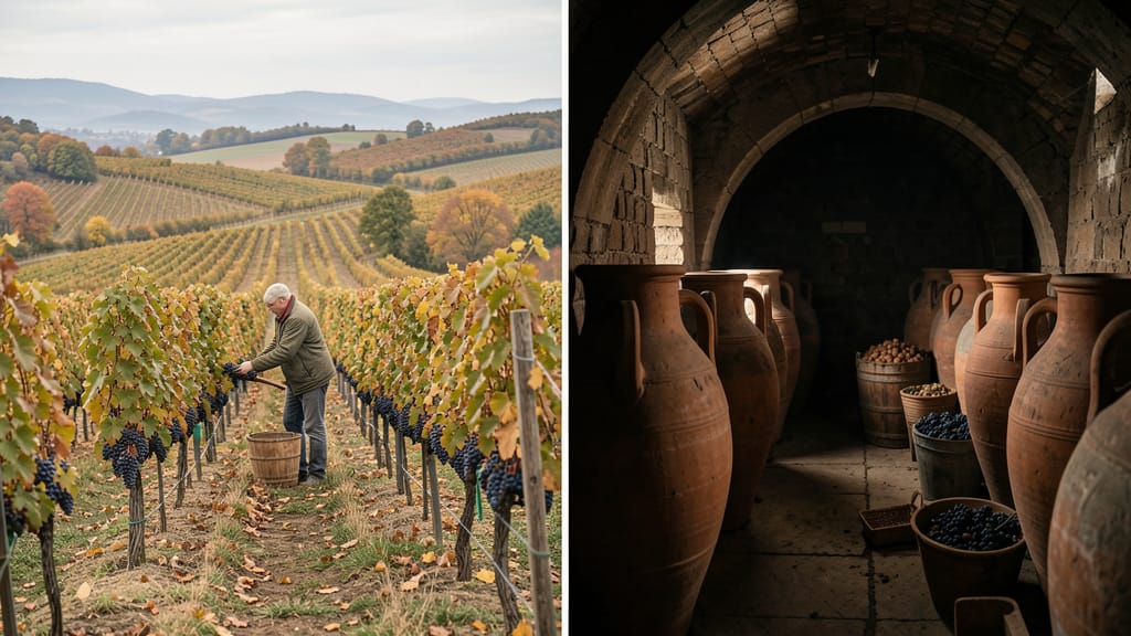 Der goldene Genuss: Warum Orange Wine mehr als nur ein Trend ist (KI-generiertes Symbolbild)
