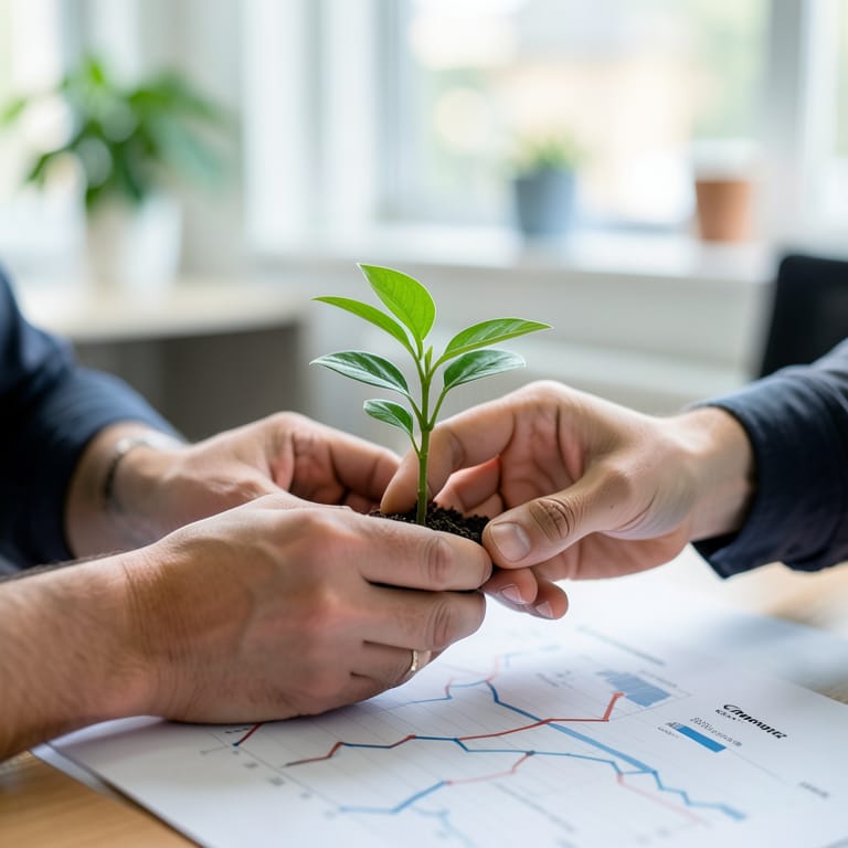 Der grüne Kompass: Wie Unternehmen Biodiversität als Chance entdecken (KI-generiertes Symbolbild)