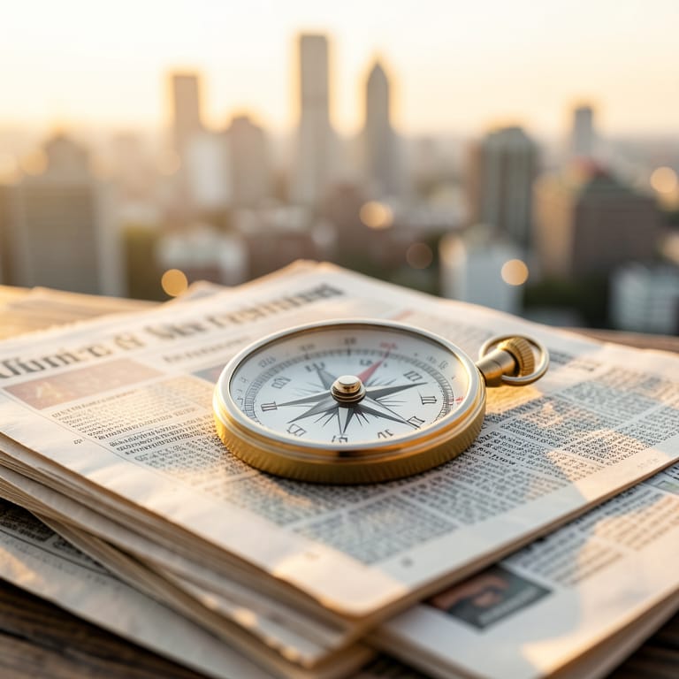 Der Kompass der Verantwortung: Warum uns ehrlicher Journalismus weiterbringt (KI-generiertes Symbolbild)