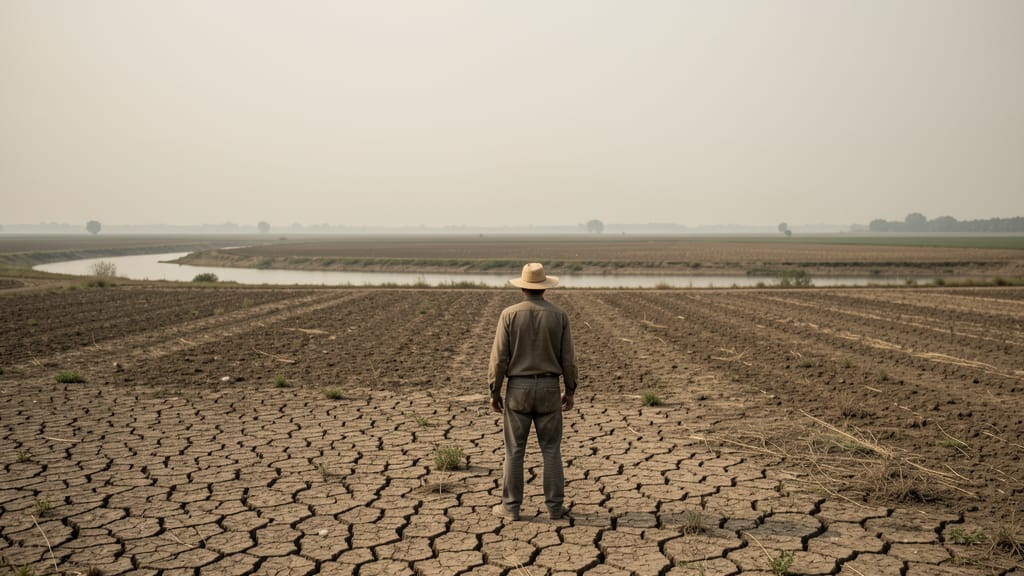 Der Ruf des Wassers: Wie Europas Dürre die Zukunft unserer Lebensmittel prägt (KI-generiertes Symbolbild)