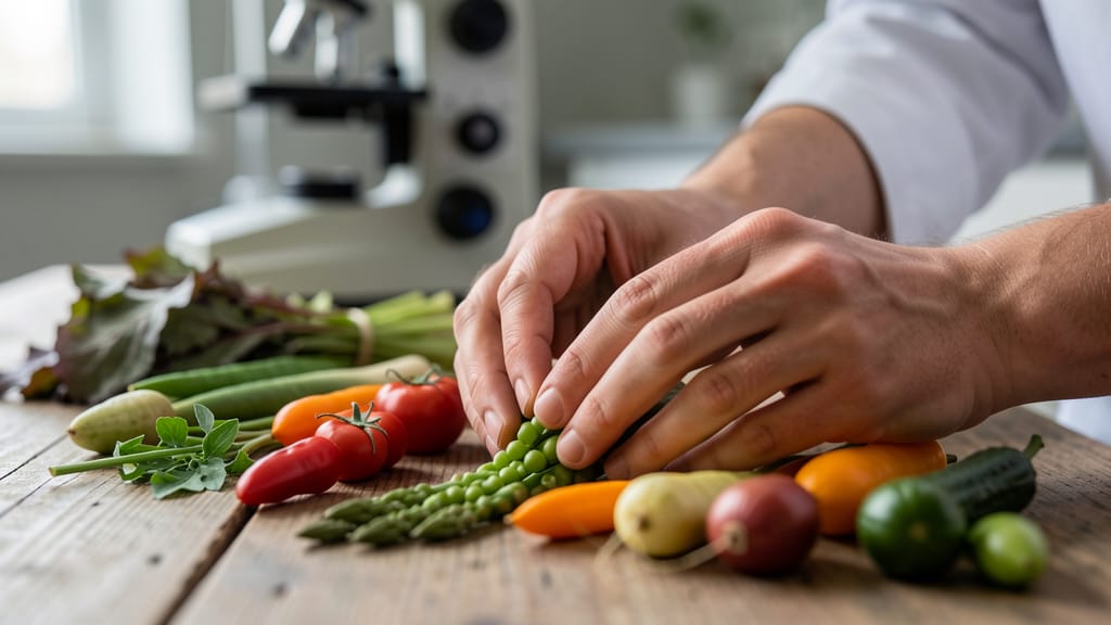 Der Schlüssel zu Ihrem persönlichen Wohlfühlteller: Wie Wissenschaft unser Essen revolutioniert (KI-generiertes Symbolbild)