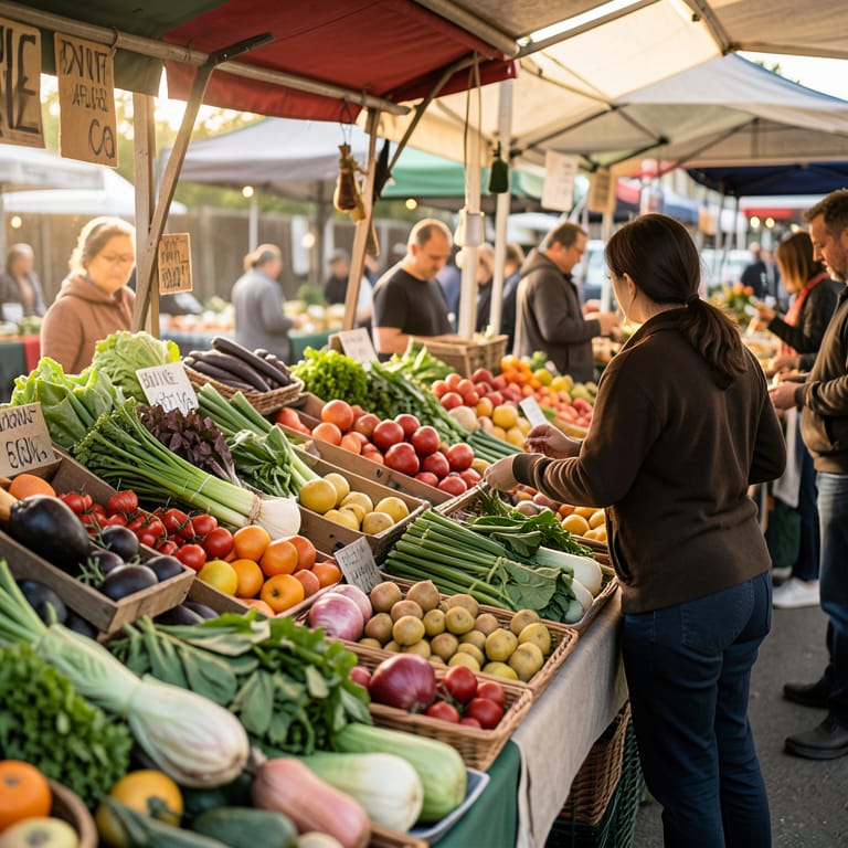 Der Weg zu echtem Wohlbefinden: Einladung zu bewusster Ernährung und Genuss (KI-generiertes Symbolbild)
