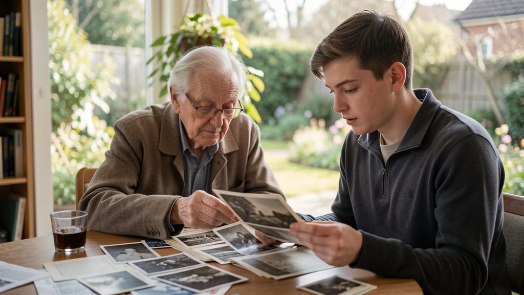 Die Brücke zwischen den Generationen: Wie gemeinsames Lernen Europa verbindet (KI-generiertes Symbolbild)