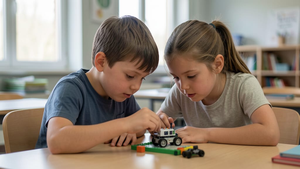 Die Denkfabrik von morgen: Wie Computational Thinking unsere Kinder stärkt (KI-generiertes Symbolbild)