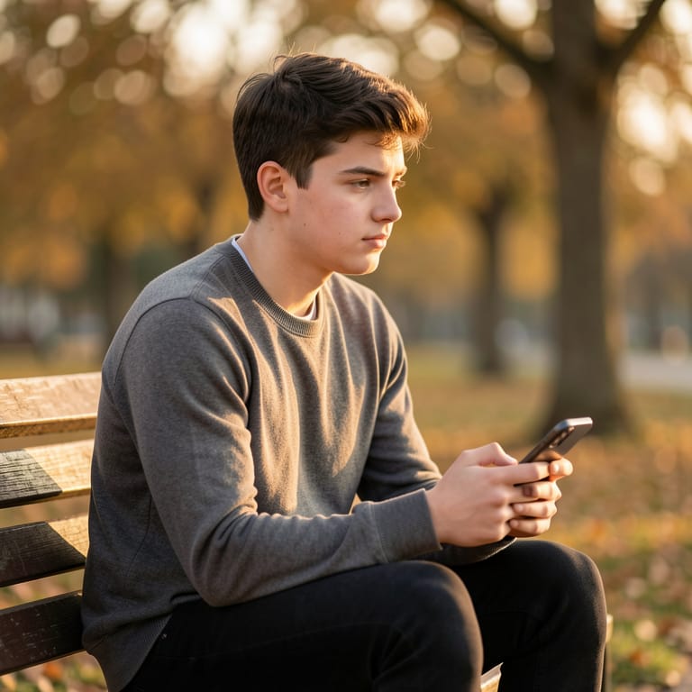 Die Digitale Generation: Zwischen Inspiration und Herausforderung (KI-generiertes Symbolbild)