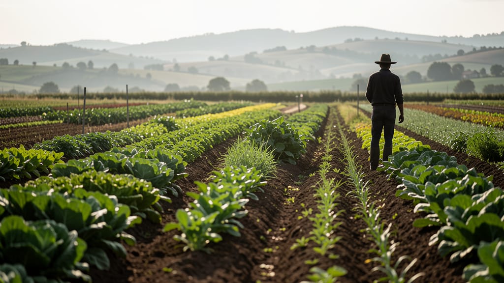Die Erde nähren, uns selbst stärken: Ein Plädoyer für regenerative Landwirtschaft (KI-generiertes Symbolbild)