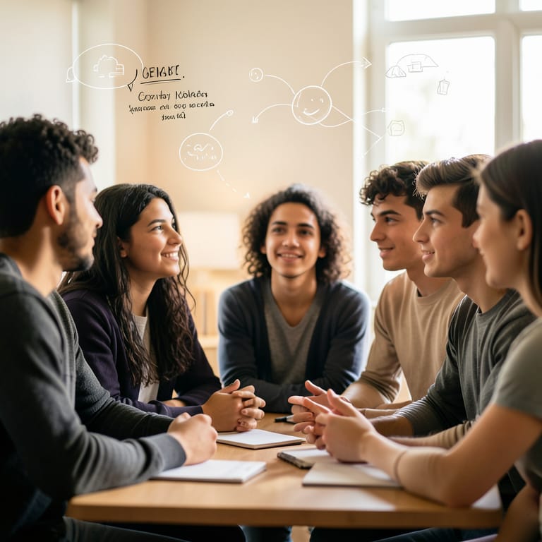 Die Evolution der Sprache: Wie Generation Z neue Räume für Identität öffnet (KI-generiertes Symbolbild)