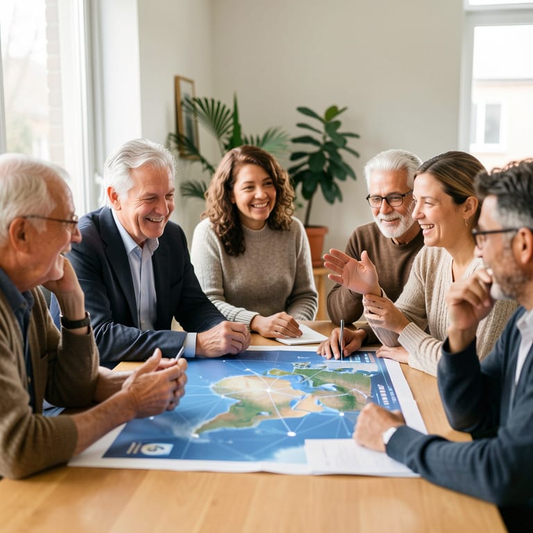 Die Kraft der Verbundenheit: Wie Diaspora-Gemeinschaften Brücken bauen und Zukunft gestalten (KI-generiertes Symbolbild)