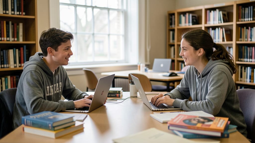 Die Kraft des Miteinanders: Wie Peer-Learning die Hochschulbildung neu belebt (KI-generiertes Symbolbild)