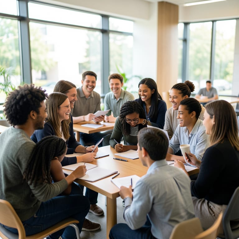 Die leuchtende Kraft der Vielfalt: Wie multikulturelle Gemeinschaften Talente entfalten (KI-generiertes Symbolbild)