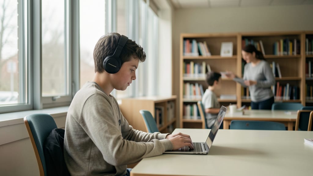 Die neue Dimension des Lernens: Wie hybride Modelle unsere Schulen stärken (KI-generiertes Symbolbild)