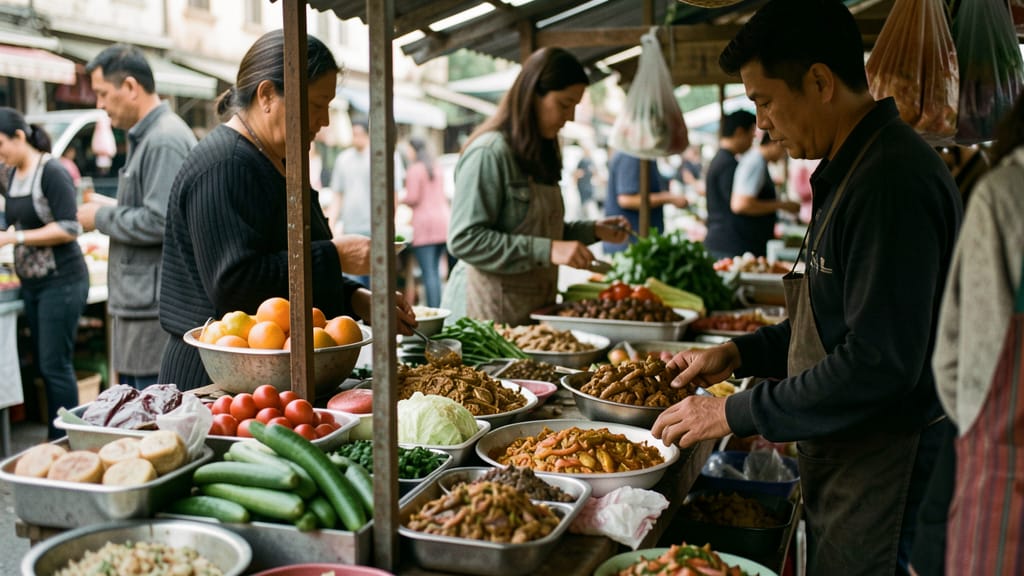Die Reise der Aromen: Wie Migrationsküchen unsere kulinarische Welt prägen und bereichern (KI-generiertes Symbolbild)