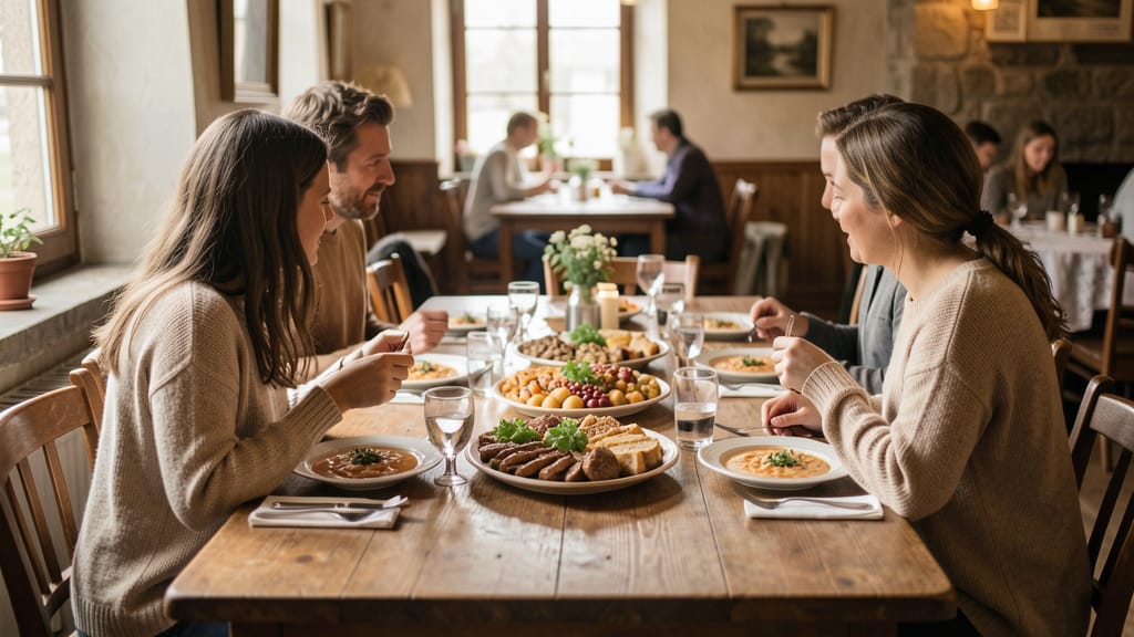Die Rückkehr des Miteinanders am Esstisch: Wie Communal Dining unsere Esskultur bereichert (KI-generiertes Symbolbild)