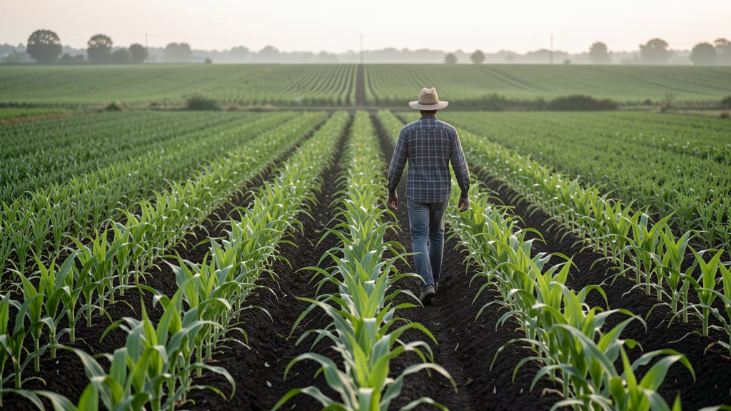 Die Saat für die Zukunft: Wie Regenerative Landwirtschaft Unternehmen und unseren Planeten nährt (KI-generiertes Symbolbild)