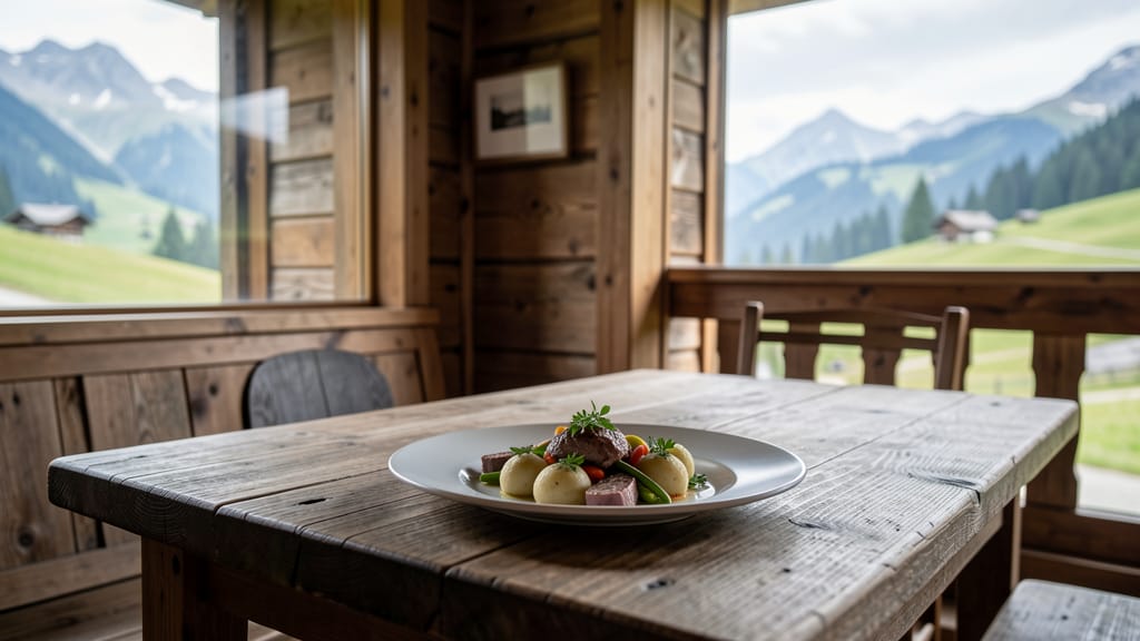 Die sanfte Revolution der Alpenküche: Genuss im Einklang mit der Natur (KI-generiertes Symbolbild)