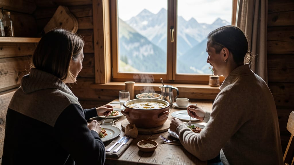 Die Seele der Alpenküche: Ein genussvoller Gruß aus den Bergen (KI-generiertes Symbolbild)