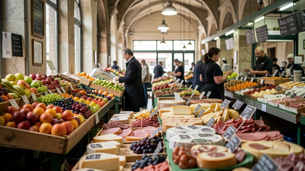Die Seele der Stadt schmecken: Eine kulinarische Entdeckungsreise durch Europas Markthallen (KI-generiertes Symbolbild)