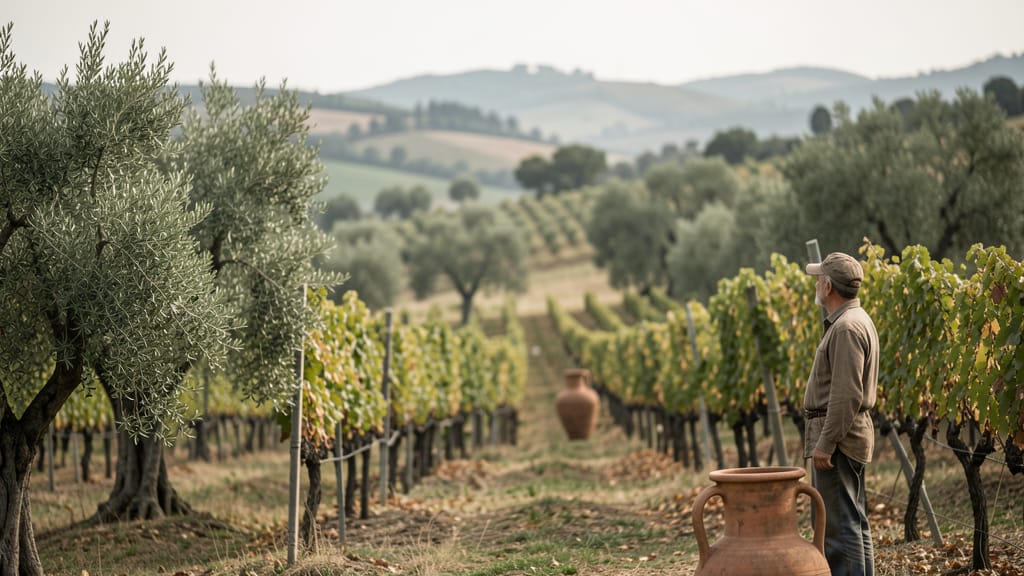 Die Stille der Erde im Glas: Italiens Amphoren-Revolution (KI-generiertes Symbolbild)