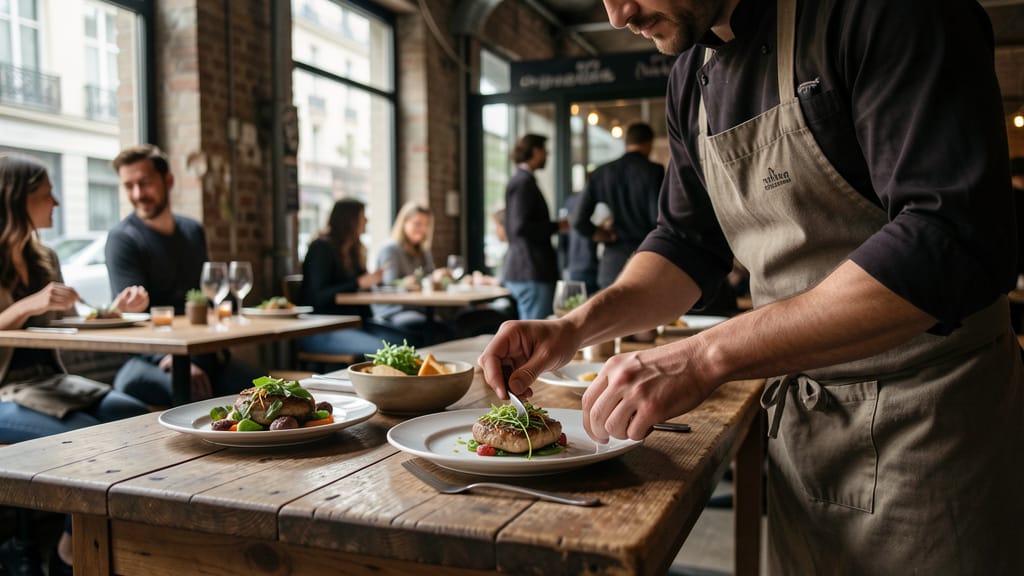 Die Verwandlung des Genusses: Wie Pop-Up Restaurants unsere Esskultur neu definieren (KI-generiertes Symbolbild)