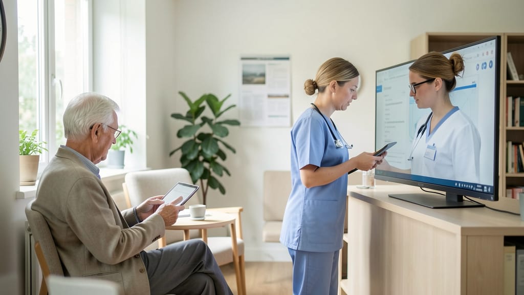 Digitale Gesundheit für alle: Europas Weg zu einer menschlicheren Zukunft (KI-generiertes Symbolbild)