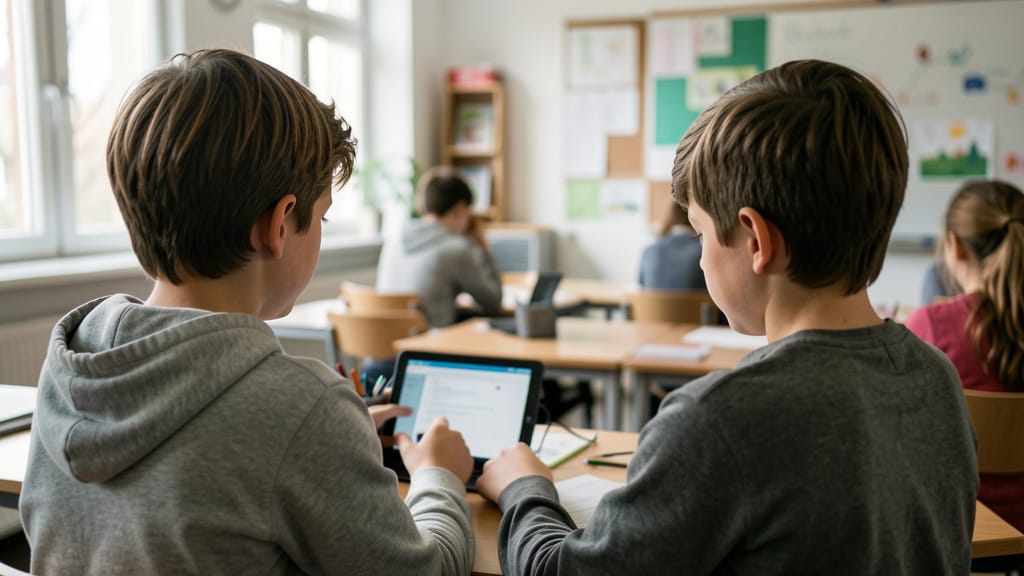 Digitale Mündigkeit gestalten: Wie Deutschland seine Schulen zukunftsfest macht (KI-generiertes Symbolbild)
