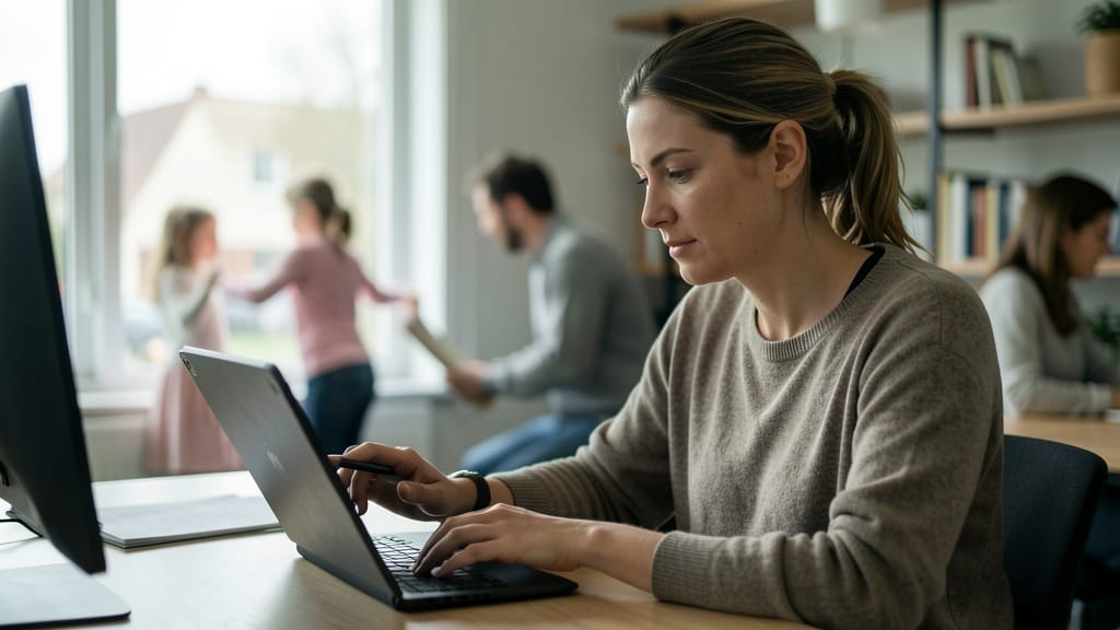 Digitale Nähe: Wie die Soziale Arbeit Menschlichkeit und Ethik im Wandel neu definiert (KI-generiertes Symbolbild)