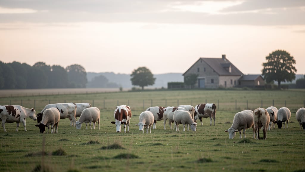 Ein gutes Leben für alle: Europas Herz für Tierwohl und Genuss (KI-generiertes Symbolbild)