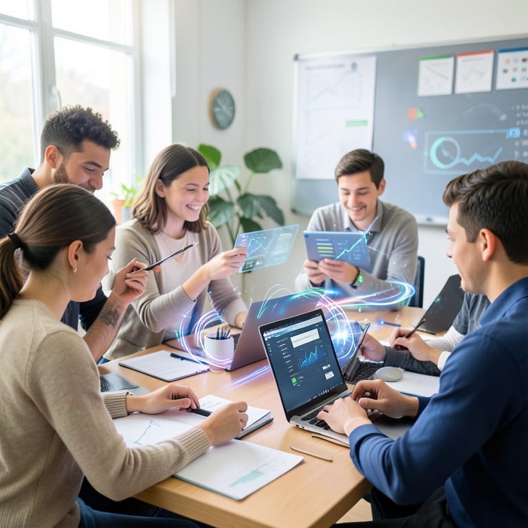Ein Kompass für die Zukunft: Deutschlands Bildung navigiert im digitalen Wandel (KI-generiertes Symbolbild)