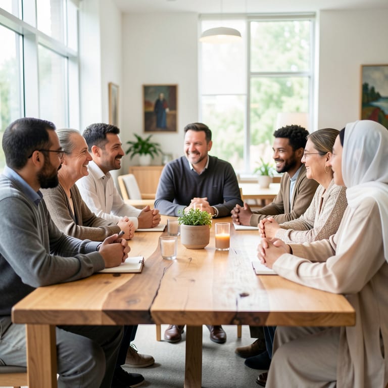 Ein Land im Gespräch: Die transformative Kraft des interreligiösen Dialogs (KI-generiertes Symbolbild)