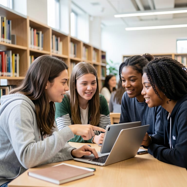 Ein neues Kapitel für Vertrauen und Gerechtigkeit: Der EU AI Act stärkt die Bildung von morgen (KI-generiertes Symbolbild)