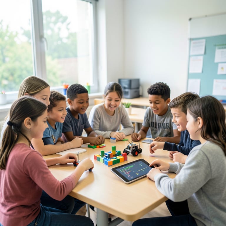 Europa denkt neu: Wie Computational Thinking unsere Schulen revolutioniert (KI-generiertes Symbolbild)
