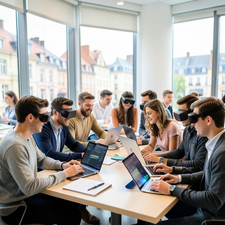 Europas EdTech-Pioniere: Ein Blick in die Zukunft des Lernens (KI-generiertes Symbolbild)