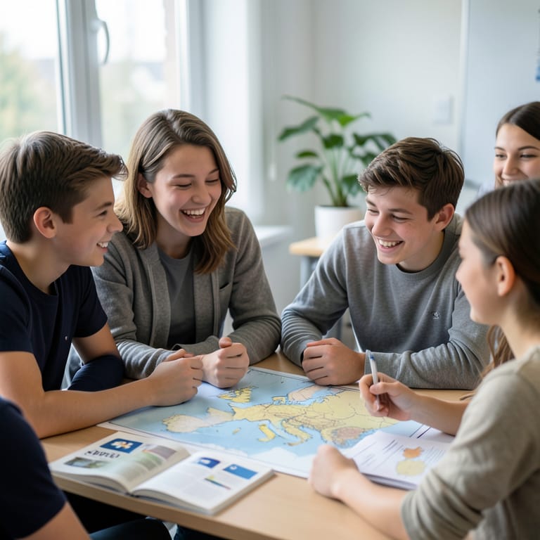 Europas Jugend zeigt den Weg: Eine neue Generation wählt die Zukunft (KI-generiertes Symbolbild)
