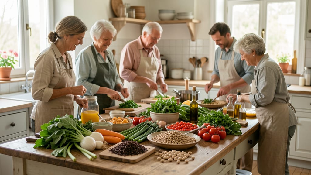 Europas Teller im Wandel: Wie jede Generation die Zukunft unserer Ernährung mitgestaltet (KI-generiertes Symbolbild)