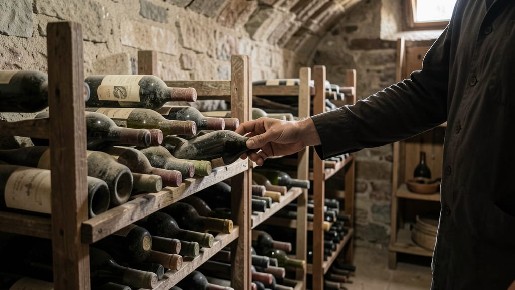 Flüssiges Erbe: Wenn erlesener Wein zum Genuss und zur Herzensangelegenheit wird (KI-generiertes Symbolbild)
