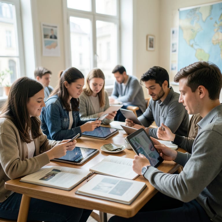 Gemeinsam die digitale Zukunft gestalten: Europas Eltern fordern klare Standards in der Bildung (KI-generiertes Symbolbild)