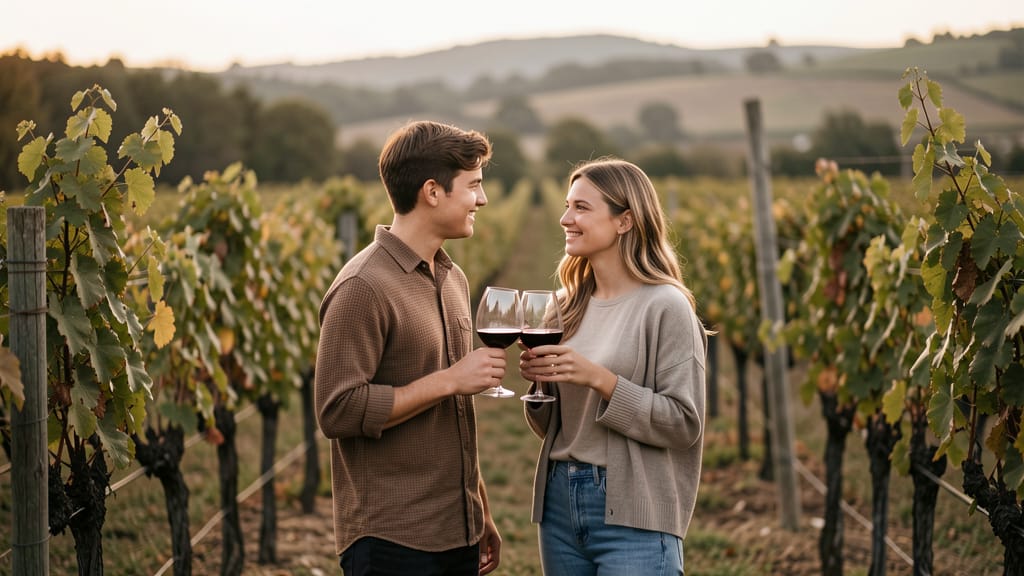 Generation Genuss: Warum junge Menschen bewusster zum Wein greifen (KI-generiertes Symbolbild)